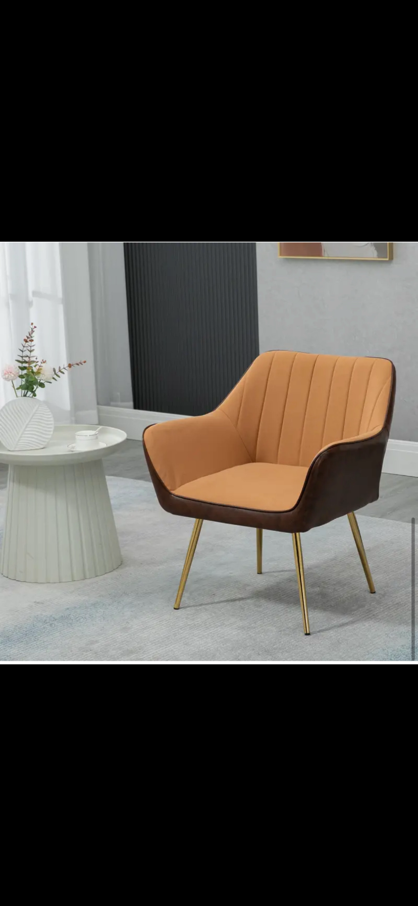 HOMCOM velvet Chair
