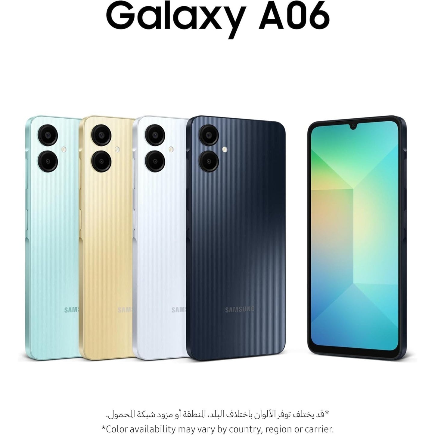 Samsung Galaxy A06 4G 4/64GB Unlocked & Sim free Smartphone Black.