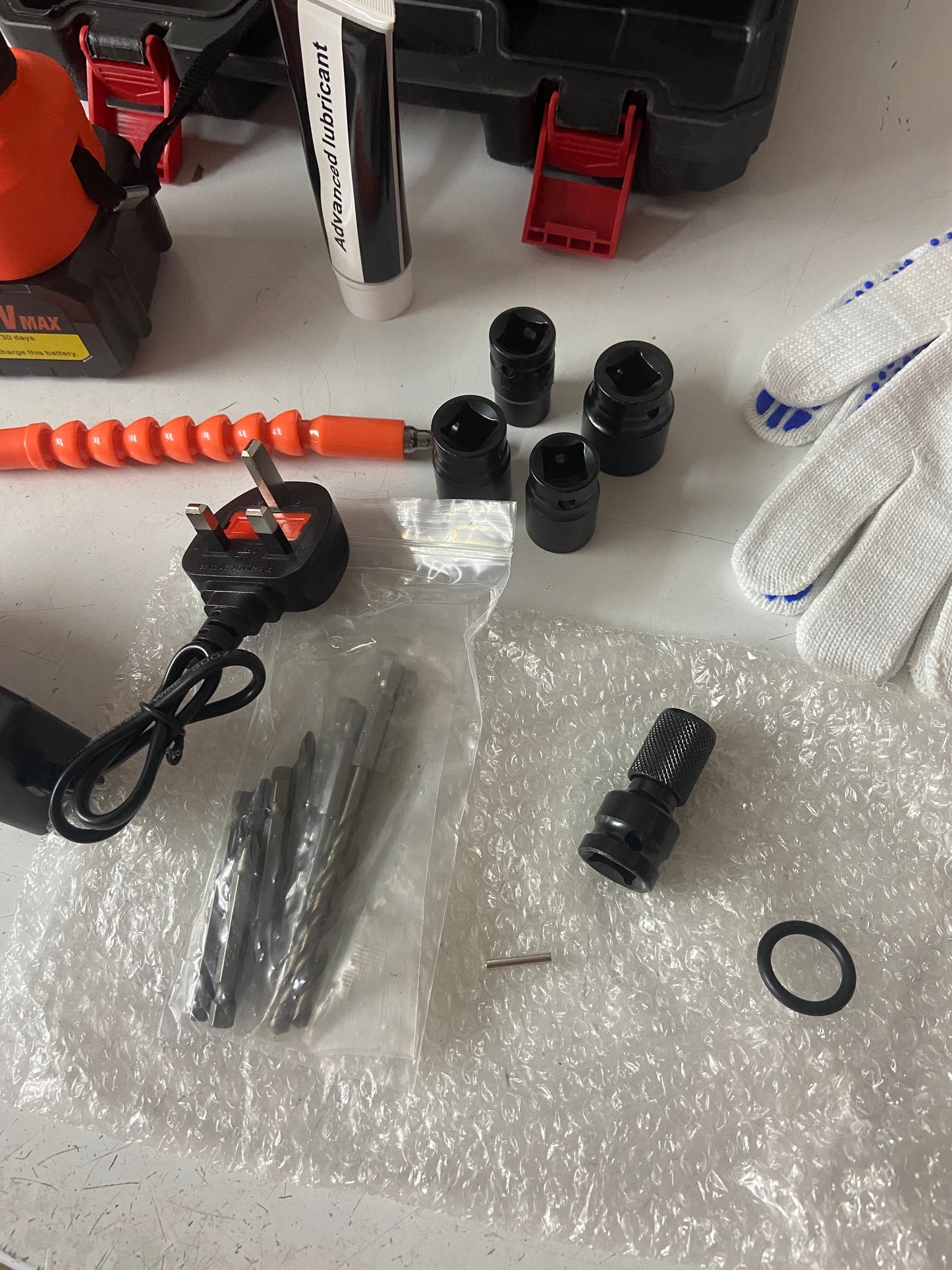 Cordless Electric Impact Wrench Kit 21V