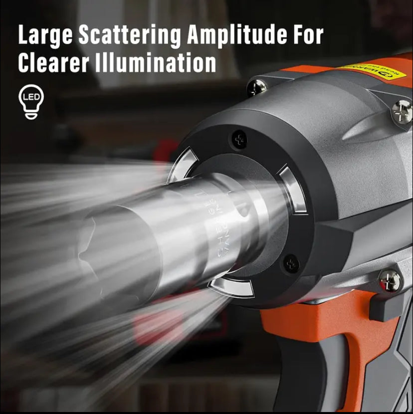 Cordless Electric Impact Wrench Kit 21V