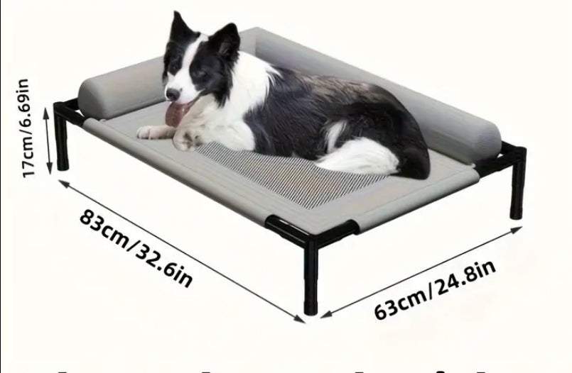 elevated cooling dog bed