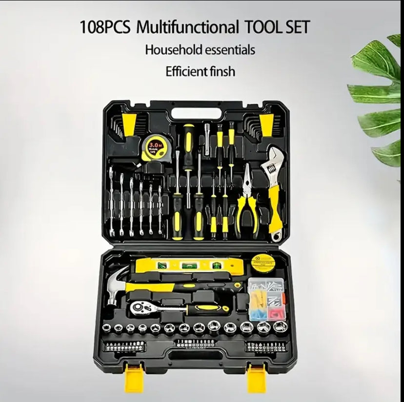 108-piece general household tool kit
