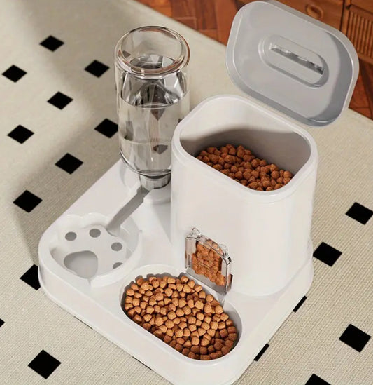 automatic pet feeder and water dispenser