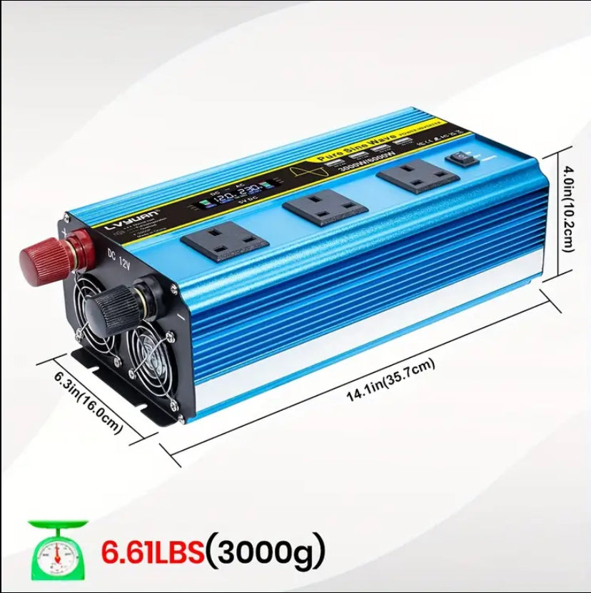 LVYUAN Pure Sine Wave Power Inverter