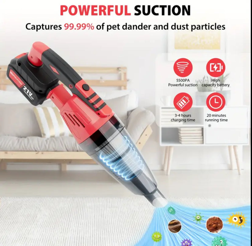 Cordless Handheld Vacuum Cleaner &1 batterie