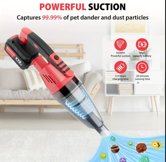 Cordless Handheld Vacuum Cleaner &1 batterie