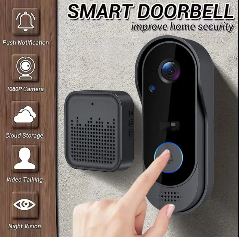 1080p Wireless Wi-Fi Video Doorbell Camera