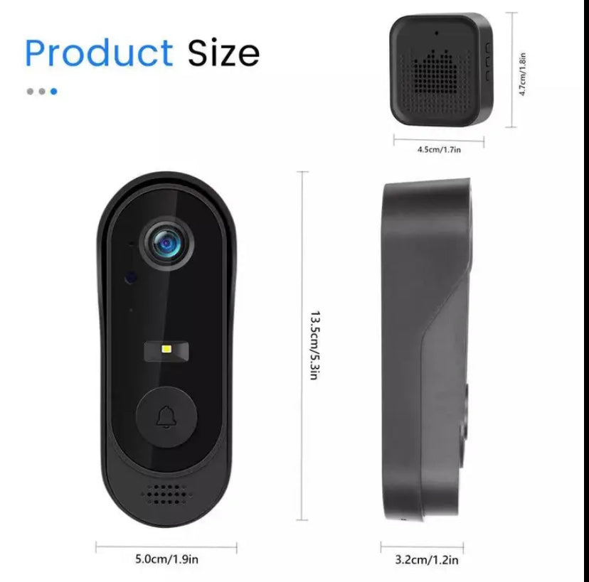 1080p Wireless Wi-Fi Video Doorbell Camera