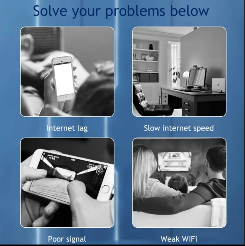 WiFi Signal Booster with Ethernet Port