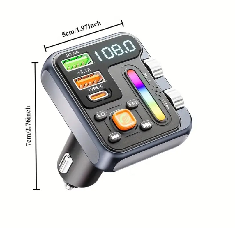 Wireless Car Charger FM