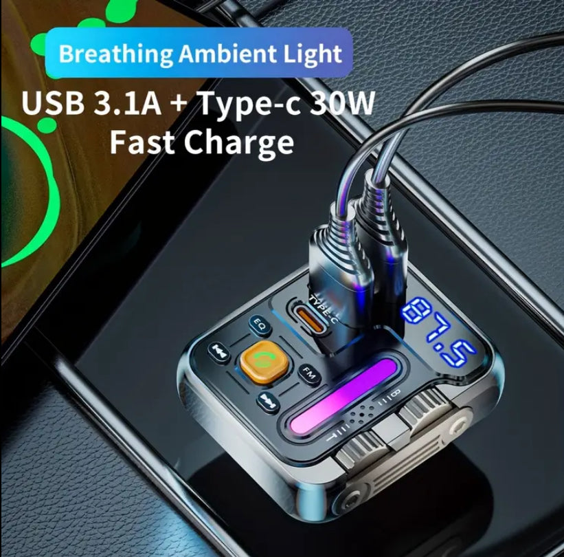 Wireless Car Charger FM