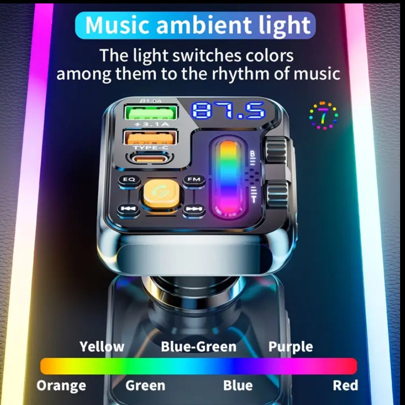 Wireless Car Charger FM