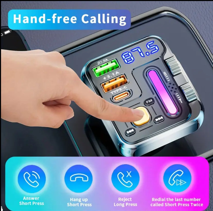 Wireless Car Charger FM