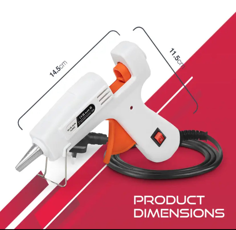 Hot Glue Gun & 50 Melt Glue Sticks