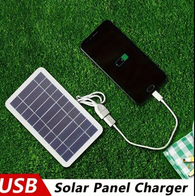 Solar Portable Charger with USB Charging