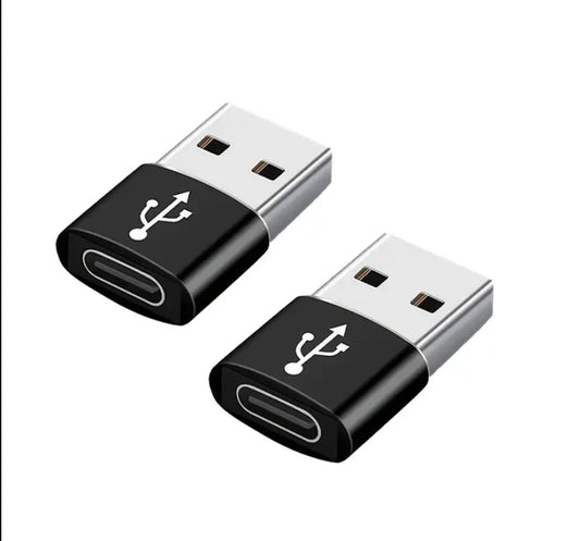 (2 pack)USB to USB C Adapter