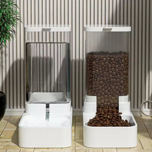 automatic pet feeder and water dispenser