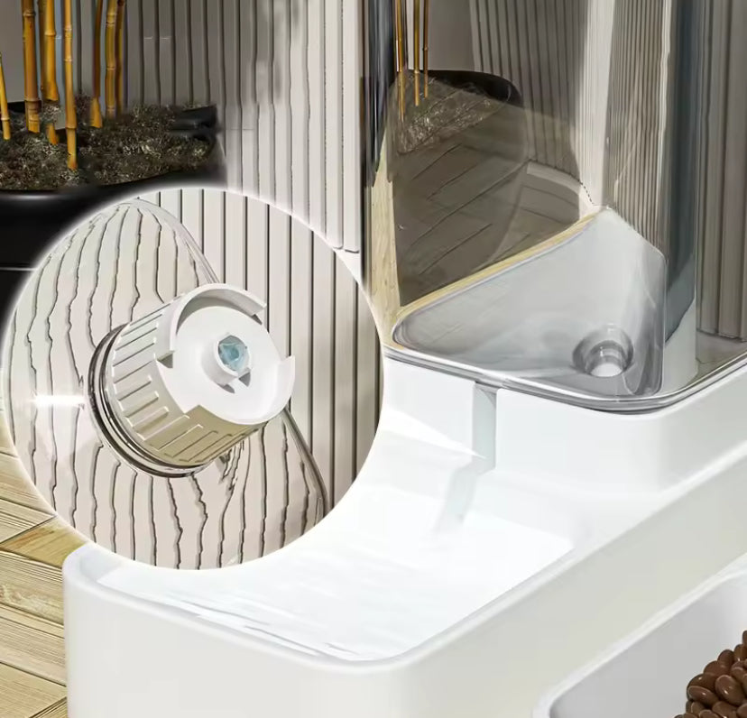 automatic pet feeder and water dispenser