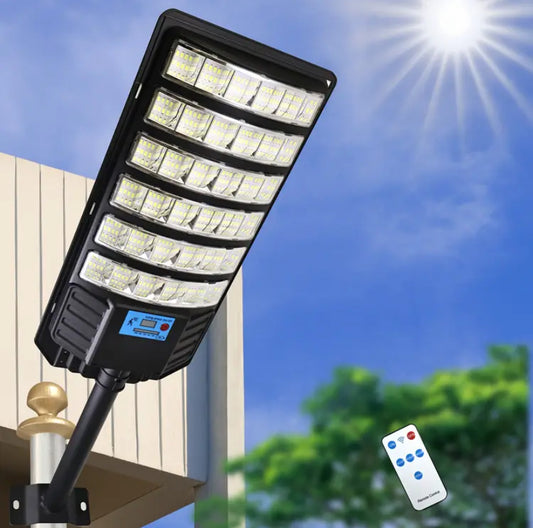 solar-powered LED street light