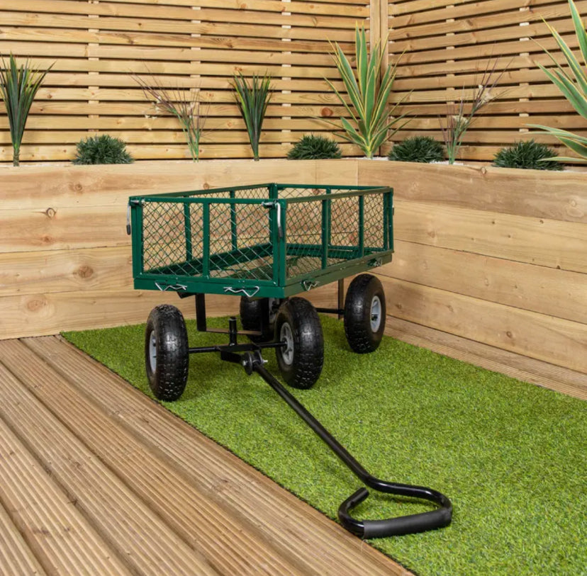heavy-duty garden cart or trolley