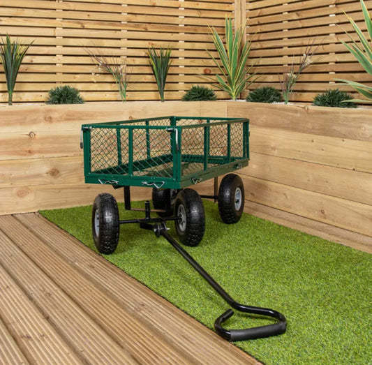 heavy-duty garden cart or trolley