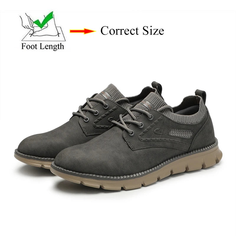 Spring Autumn Mens British Style Leather Casual Shoes Retro Fashion For Gentleman Big Size 48 49